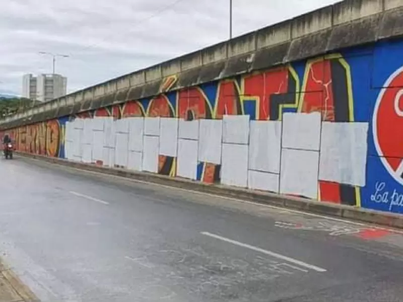 Mural contra Gobierno en Cúcuta