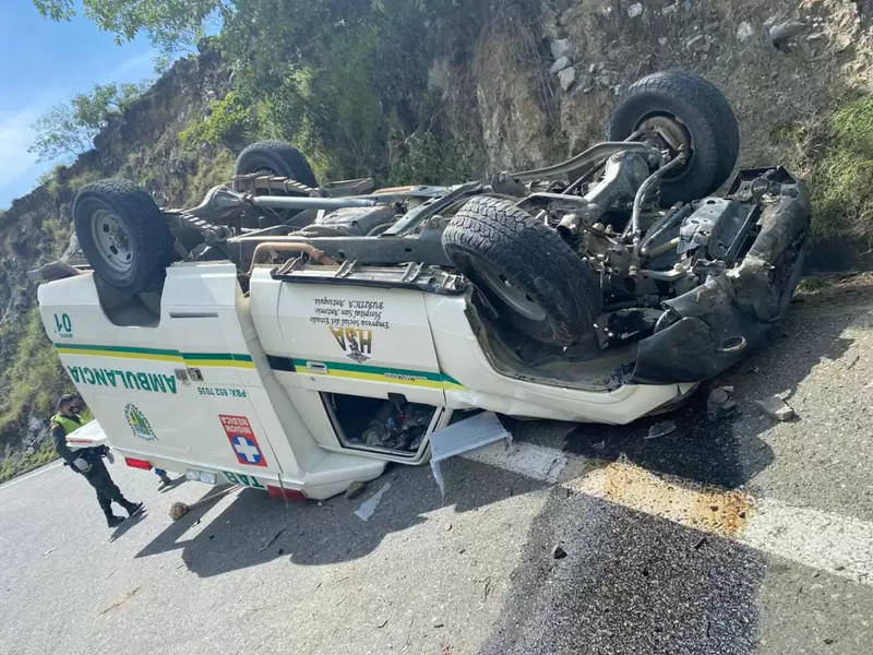 En este incidente dos personas resultaron lesionadas.