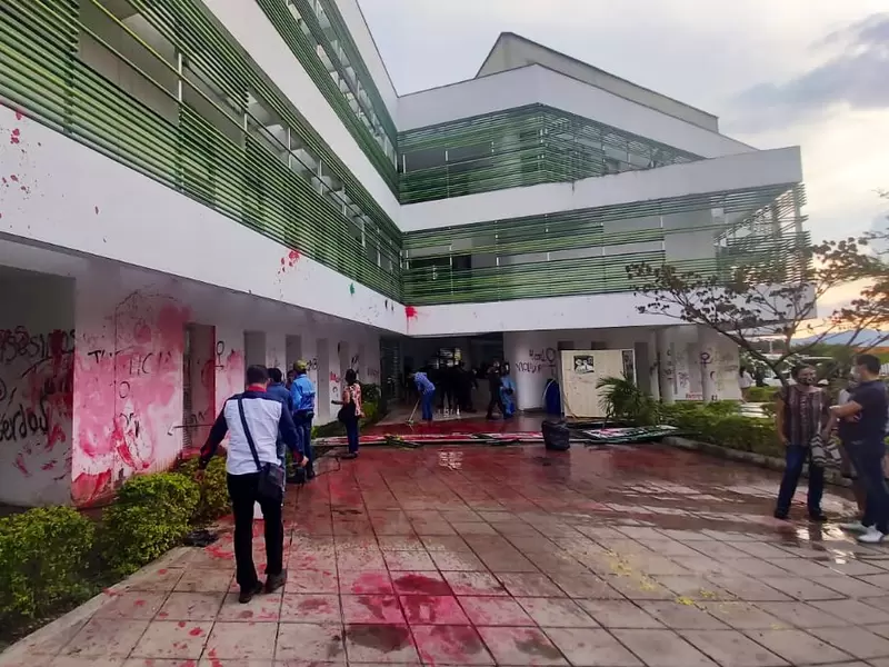 Policía entregó balance de los daños en Bucaramanga, luego de la última jornada de manifestaciones