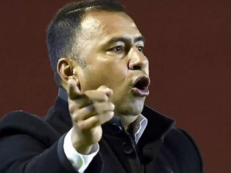 Harold Rivera, técnico de Santa Fe