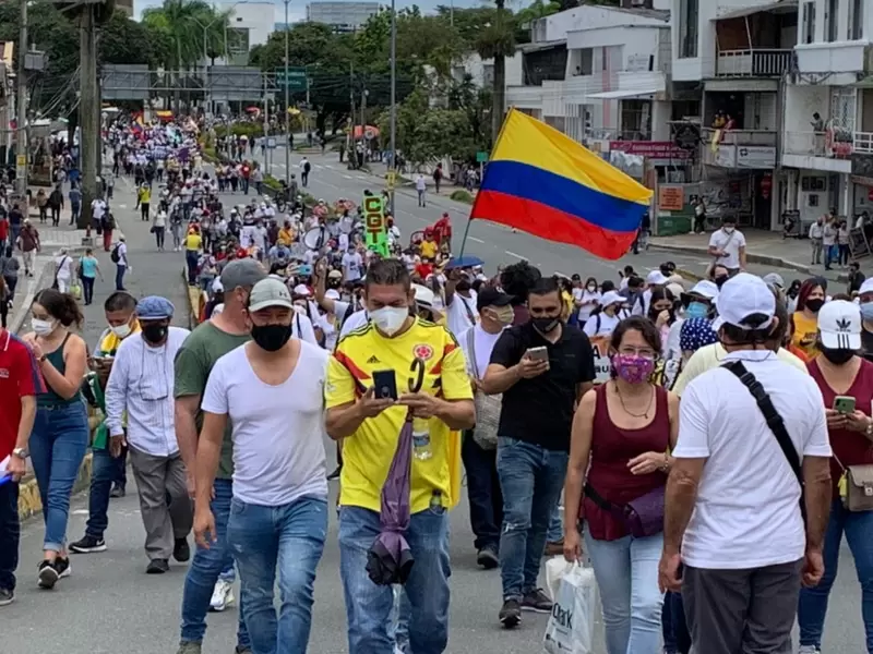Las autoridades en el Quindío buscan coordinar corredores humanitarios