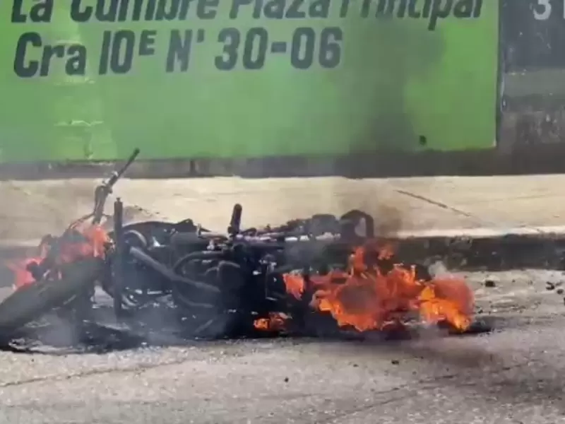 la moto era de unos ladrones