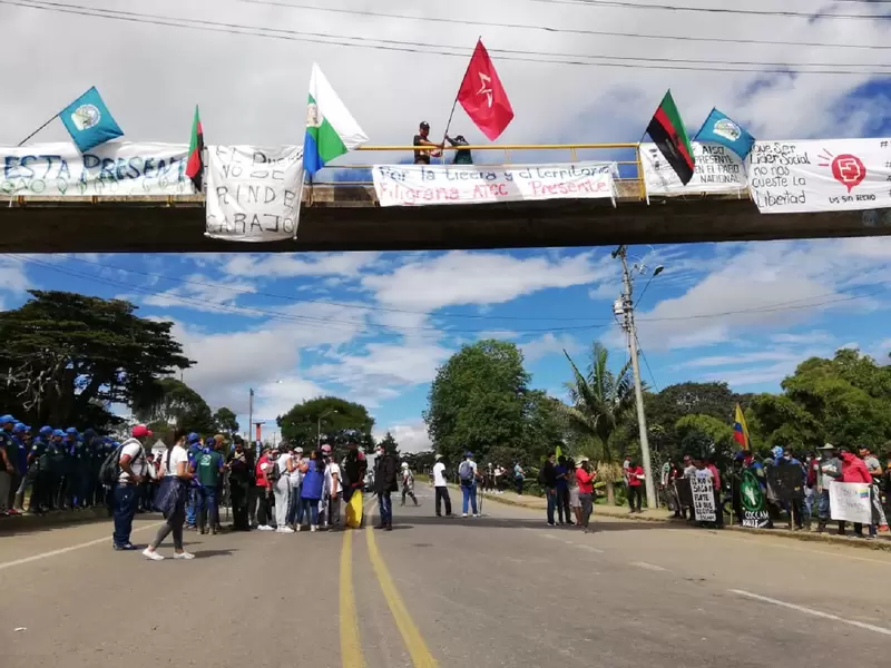 Paro Cauca vía