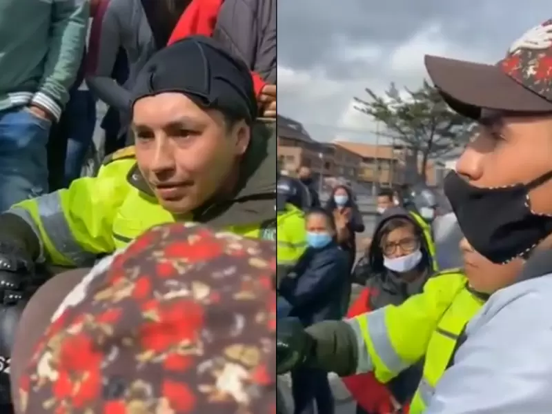 Policía se sentó con manifestantes a hablar para desbloquear las Américas