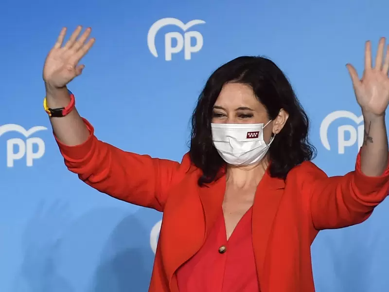 Isabel Díaz Ayuso es reelegida como presidenta de la región de Madrid