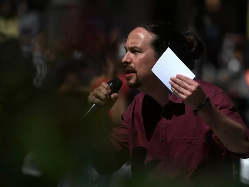 Pablo Iglesias, líder de Unidas Podemos