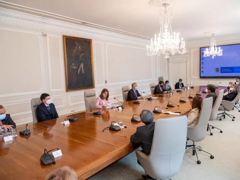 Presidente Iván Duque, reunión con Altas Cortes