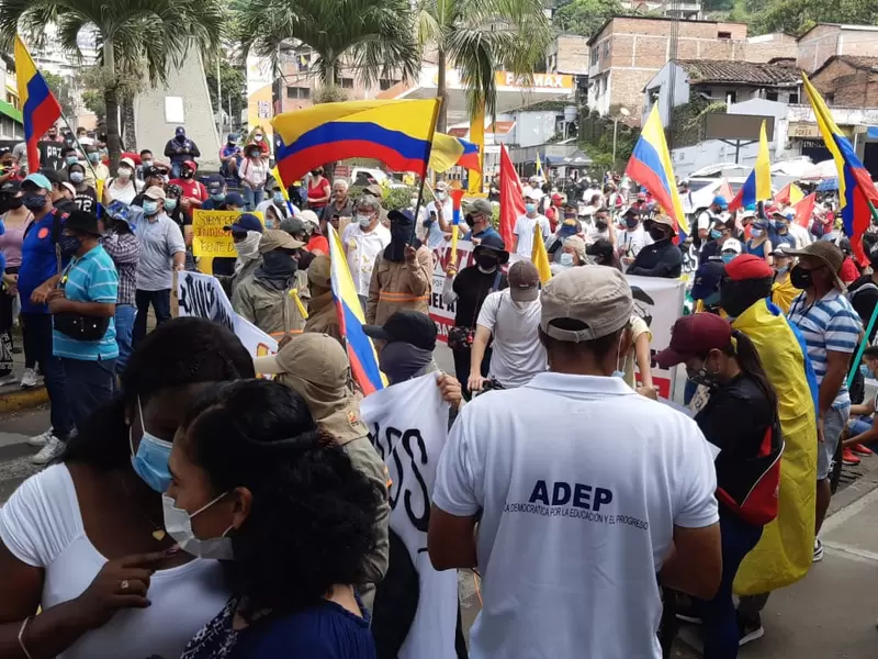 Marchas en Cali.