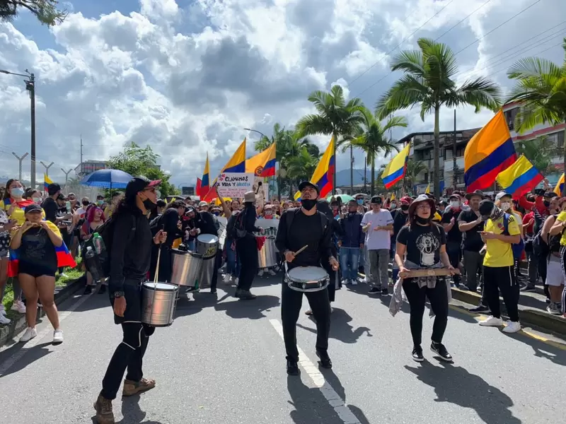 Marcha de la Indignación en Pereira
