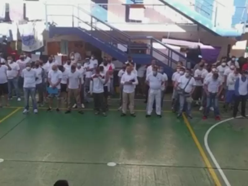 Así avanza la protesta de los internos de El Barne en respaldo al paro nacional