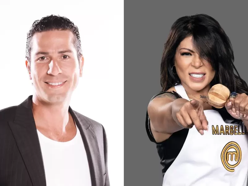 Gregorio Pernia y Marbelle en MasterChef Celebrity Gregorio Pernia y Marbelle en MasterChef Celebrity