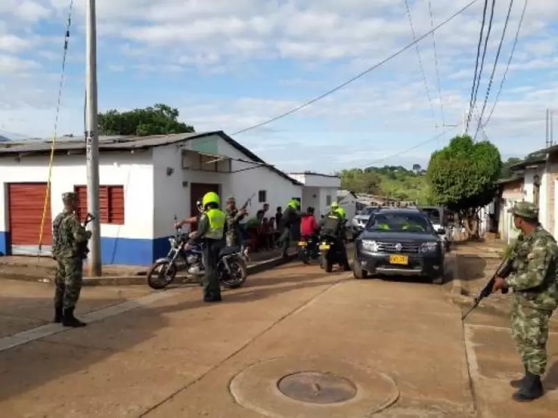 Alteración de orden público en Manaure, Cesar.