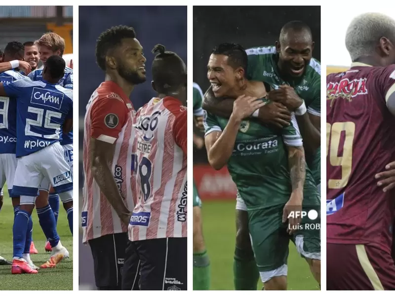 Millonarios, Junior, La Equidad y Tolima