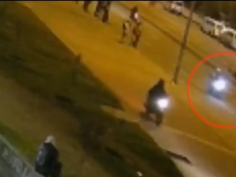 Captura de pantalla de video del accidente en Portal Américas