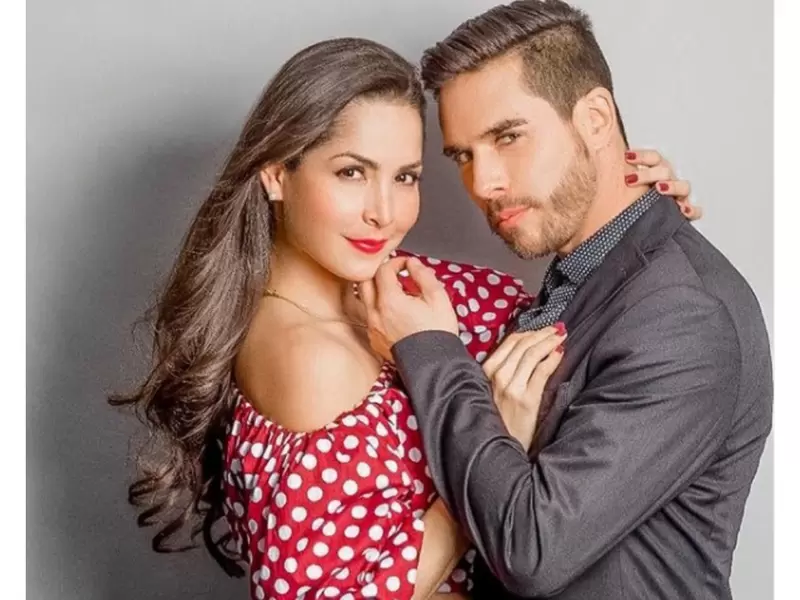 Carmen Villalobos y Sebastián Caicedo