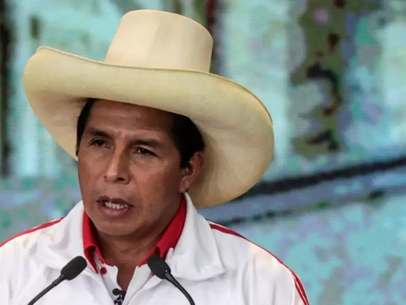 Pedro Castillo, candidato a la presidencia del Perú