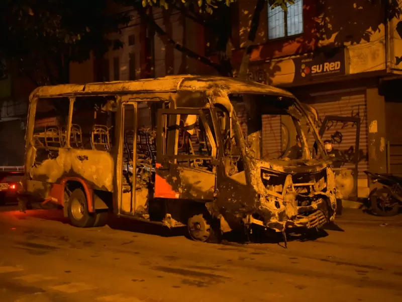 Vandalismo en Ibagué.