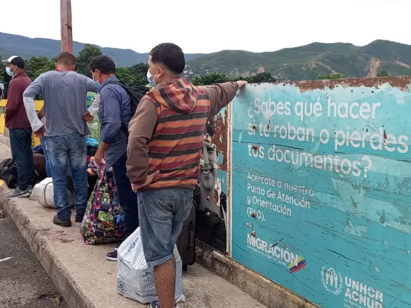 Zona de frontera entre Colombia y Venezuela