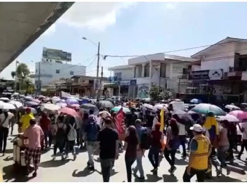 Protestan en Cartagena