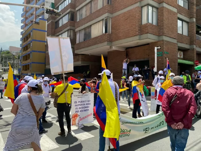 Marchas del dos de junio de 2021 en Medellín