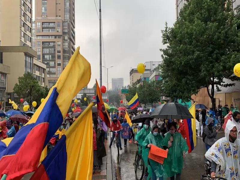 Protestas en Bogotá Protestas en Bogotá