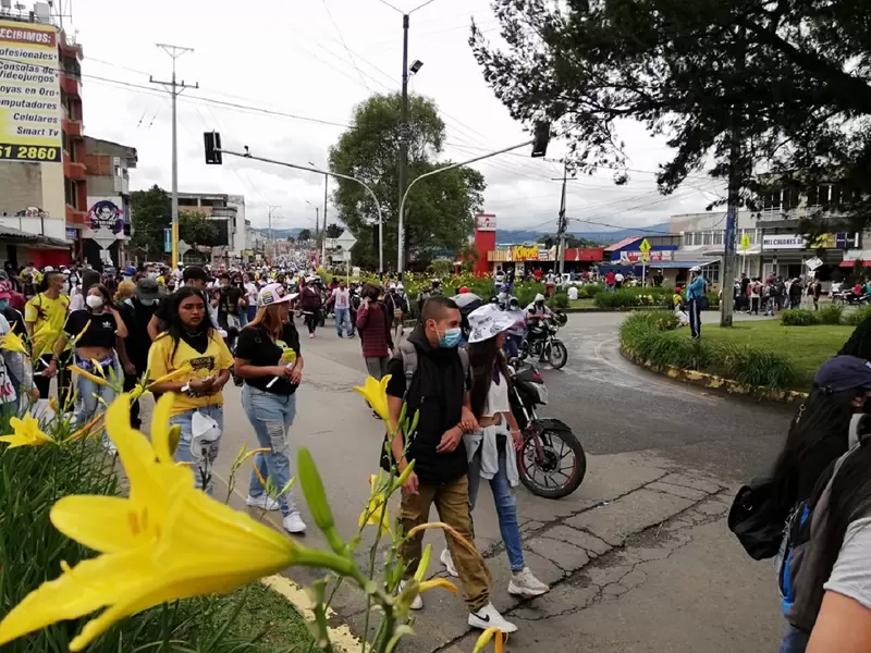 Protesta Popayán