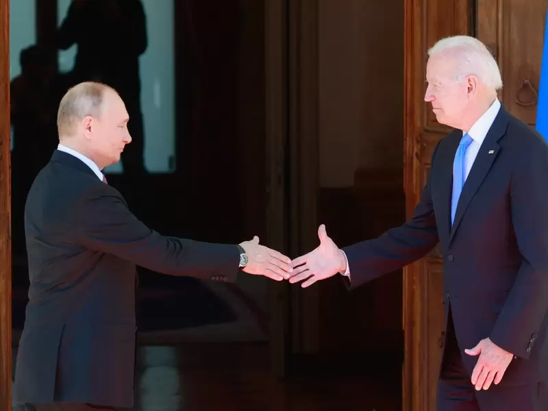 Los presidentes Joe Biden y Vladimir Putin se reunieron en Ginebra.