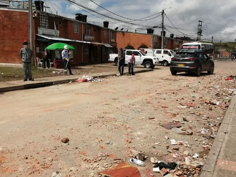 Barrio de Facatativá, en Cundinamarca