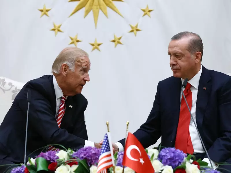Joe Biden y Recep Tayipp Erdogan