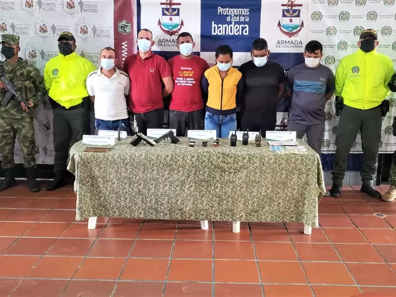 Captura cabecillas del clan del golfo en Bolívar