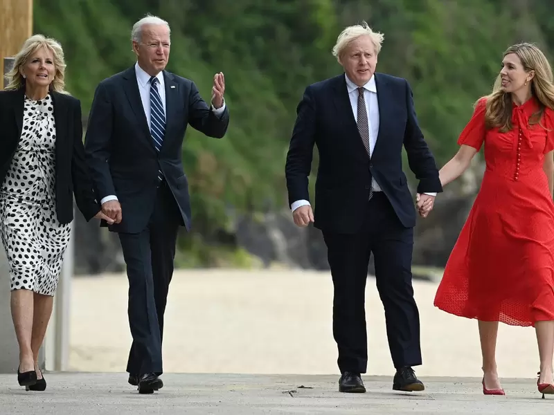 Joe Biden y Boris Johnson