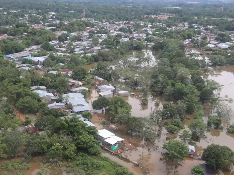Emergencias por las lluvias en El Bagre, Antioquia.