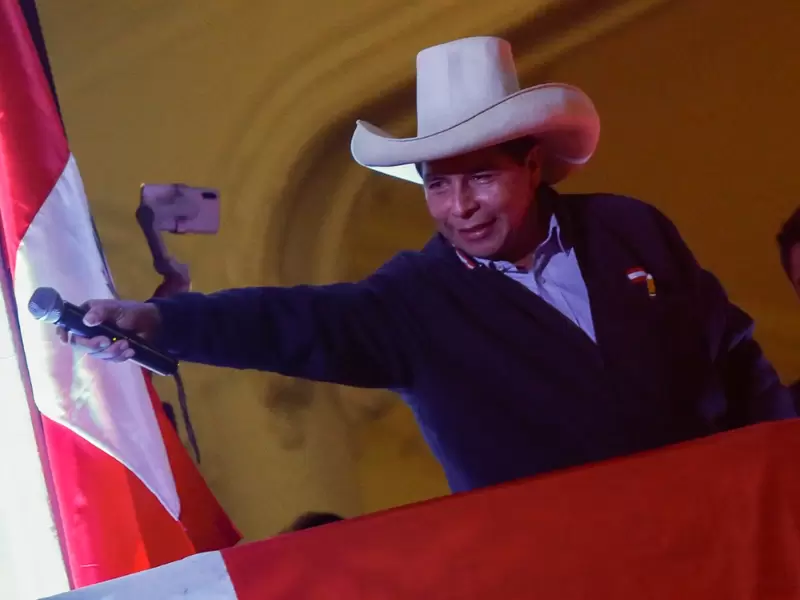 Pedro Castillo, candidato a la presidencia del Perú