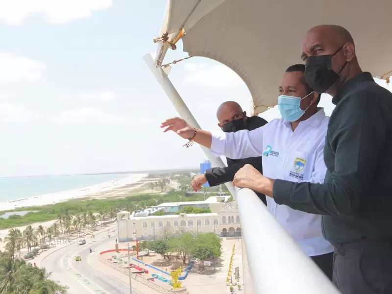 La delegación de la Isla llegó hasta Riohacha