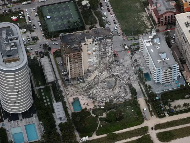 Edificio colapsó en Surfside, Miami