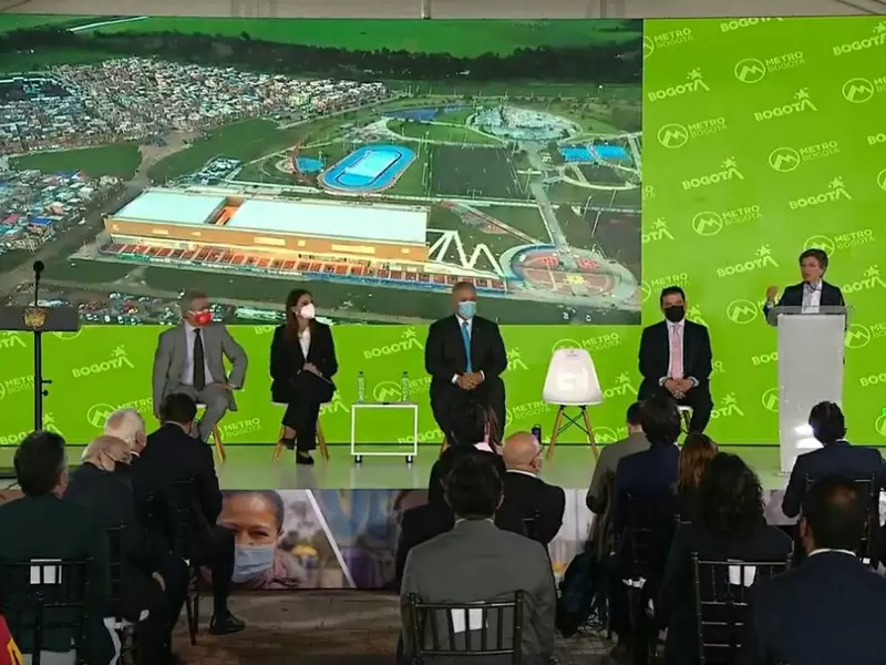 El Presidente, Iván Duque, participó en la presentación de la nueva etapa del sistema Metro de Bogotá