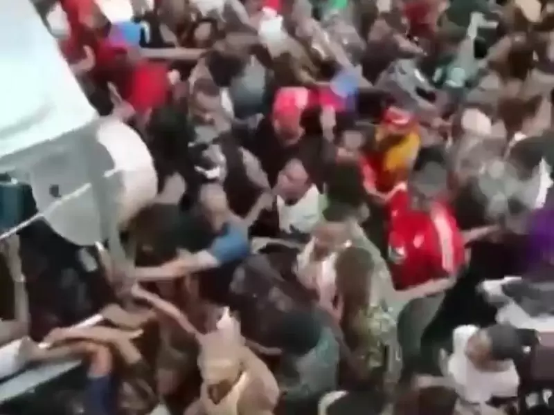 Niños y adultos se aglomeraron en las fiestas tradicionales de Riosucio, Chocó.