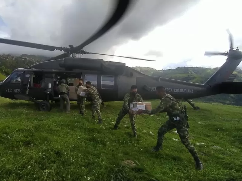 Ayudas humanitarias para Ituango, Antioquia.