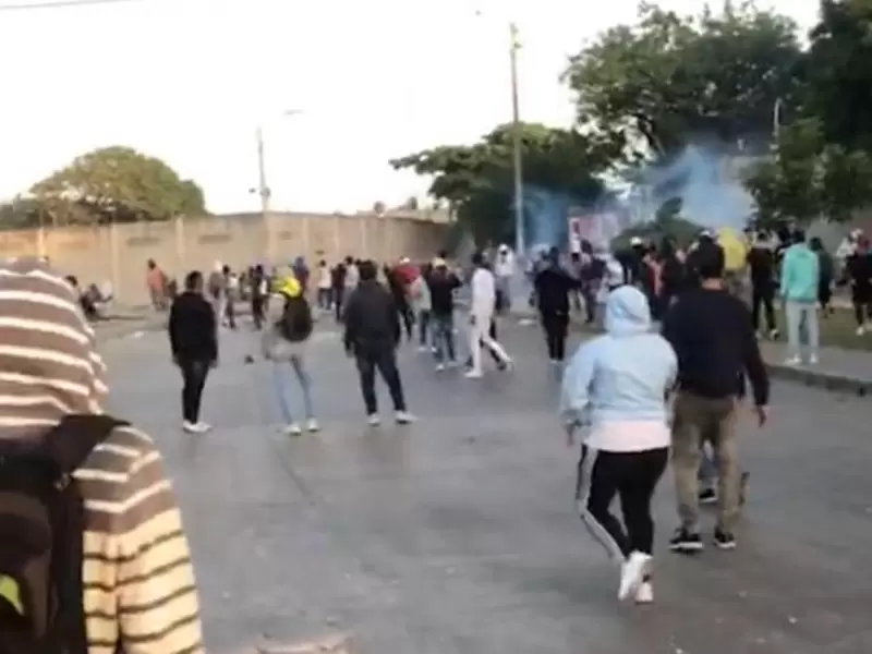 Desmanes en Barranquilla