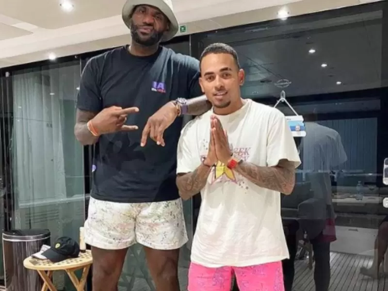 LeBron James y Ozuna
