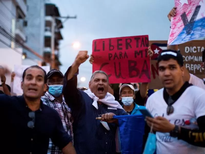 Manifestaciones en Cuba