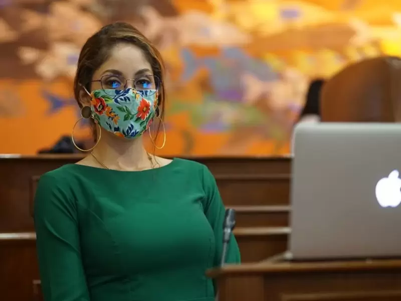 Jennifer Arias, presidenta de la Cámara de Representantes