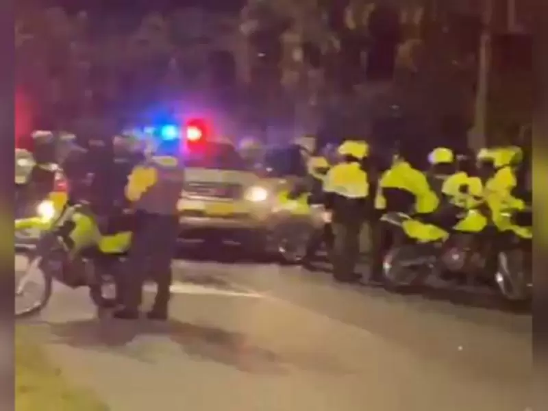 Un policía dio muerte a un fletero en persecución en el barrio El Poblado de Medellín