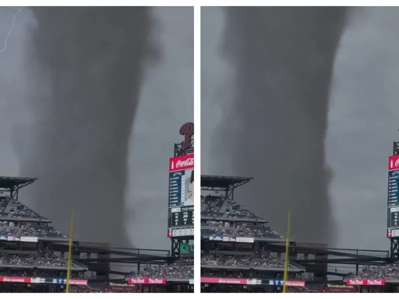 Supuesto tornado en Filadelfia