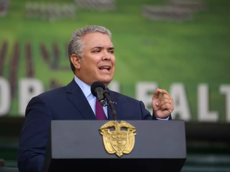 Presidente de Colombia Iván Duque