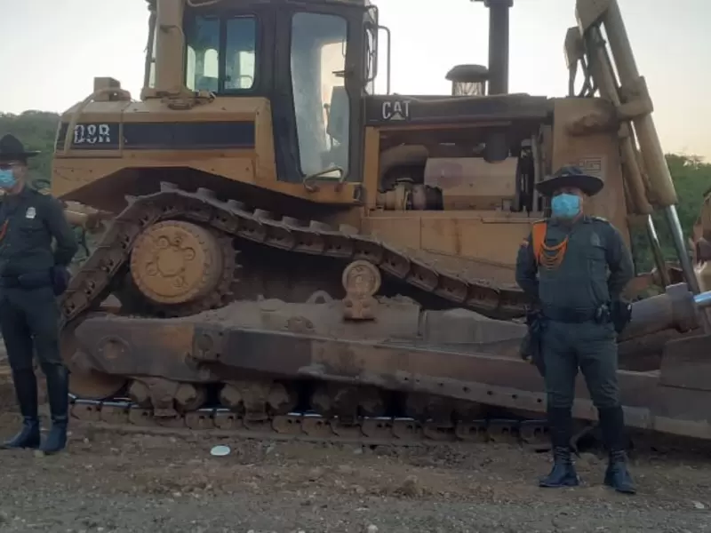Minería ilegal.