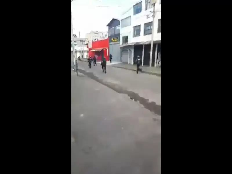 Enfrentamientos en el San Andresito San José