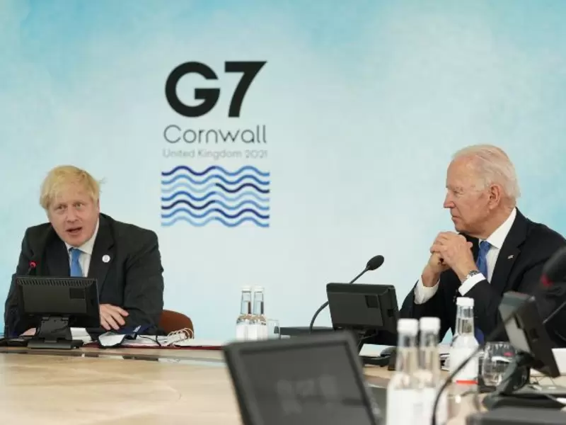 Joe Biden y Boris Johnson