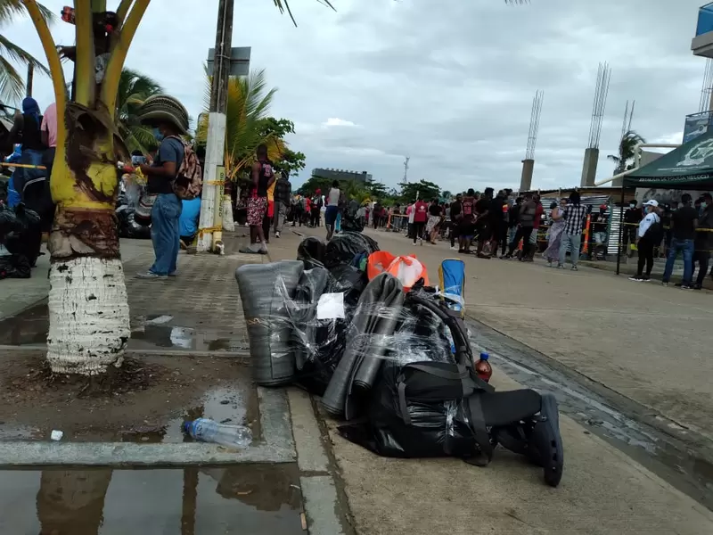 Haitianos en Necoclí, Antioquia