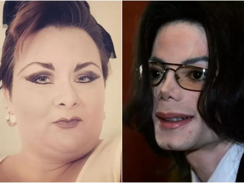 Kathleen Roberts y Michael Jackson Kathleen Roberts y Michael Jackson